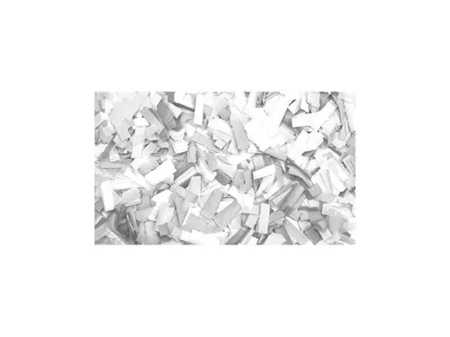 Showtec Show Konfetti Weiß (rechteckig), 1 kg (schwer entflammbar) 55x17mm
