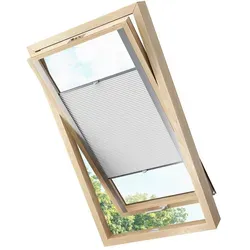 KS Handel 24 Dachfensterplissee Faltrollo Thermo verdunkelnd für Velux C02 - Zubehör für Fenster: Hochwertiges, einfach zu montierendes Plissee für Velux-Fenster, bietet perfekten Sichtschutz und flexible Lichtregulierung.