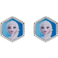 Disney Kinderohrring Frozen II - 925er Silber Ohrhänger für kleine Elsa-Fans - Ohrhänger aus 925er Silber mit einem zauberhaften Frozen II Design, perfekt für kleine Disney-Fans und besondere Anlässe.