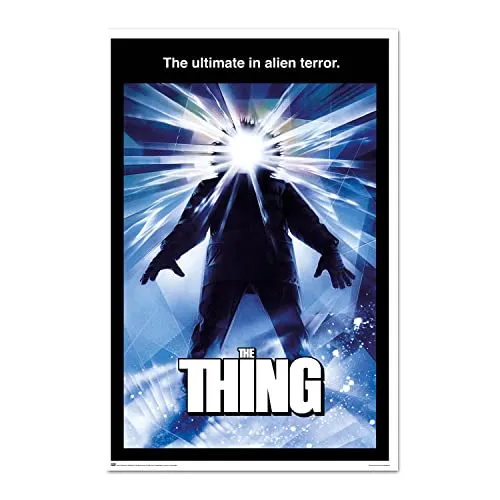 Film Poster 61x91.5cm - The Thing (Coś) Deko - Hochwertiges Filmplakat in 61x91.5cm, ideal für Fans und Sammler. Mit erstklassigem Druck und langlebigem Material sorgt es für ein stilvolles Ambiente.