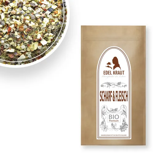 250g BIO Scharf & Fleisch Premium Gewürzmischung | EDEL KRAUT