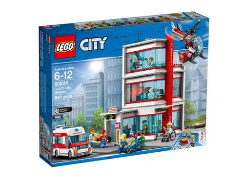 LEGO® City 60204 Krankenhaus: Rettungshubschrauber und Krankenwagen