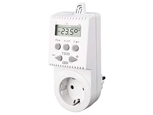 Elektrobock Steckdosenthermostat TS20, mit Display für Heizung