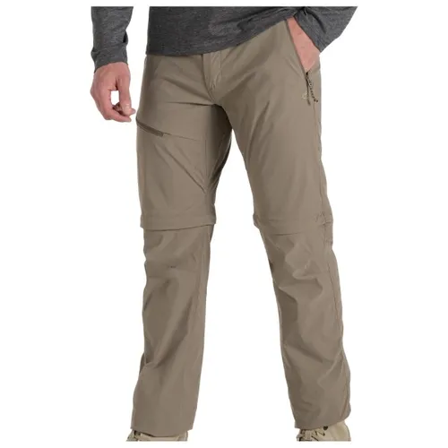 Craghoppers Nosilife Pro Convertible Trouser III pebble (62A) 54 Short - Vielseitige Wandershorts mit abnehmbaren Beinen: Die NosiLife Pro Hose bietet Insektenschutz und schnelltrocknendes Gewebe - ideal für jedes Abenteuer im Freien!