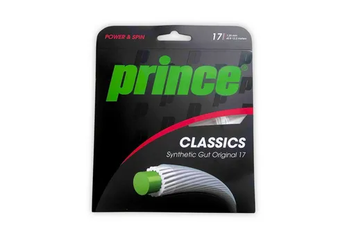 Prince Tennissaite Synthetic Gut Original weiss 12m Set, Saitendicke: 1.30