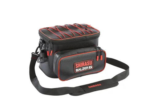 Balzer Shirasu Spinnfischer Tasche - Ködereimer: Praktische Angeltasche mit optimaler Größe für Boxen und Tackle, ideal für Spinnfischer und Angler unterwegs.