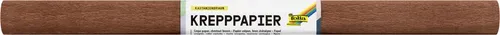 folia Krepppapier-Rolle (B)500 mm x (L)2,5 m kastanienbraun