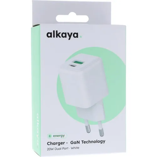 alkaya NEXUS-Laderät mit GaN-Technologie 20W weiss (CR-50006)
