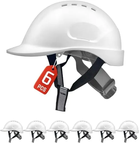 Mustbau Schutzhelm EN397 - Robuster Arbeitshelm mit ABS-Material - Kopfschutz mit einzigartigem
