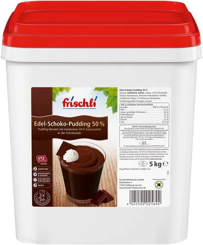 frischli Süßigkeit, Frischli Edel Schoko 50% Pudding voller Schokogeschmack 5000g