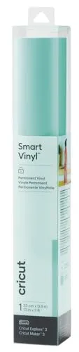 Cricut Smart Vinyl Permanent | 1 sheet | 33cm x 0.9m | Mint von Cricut