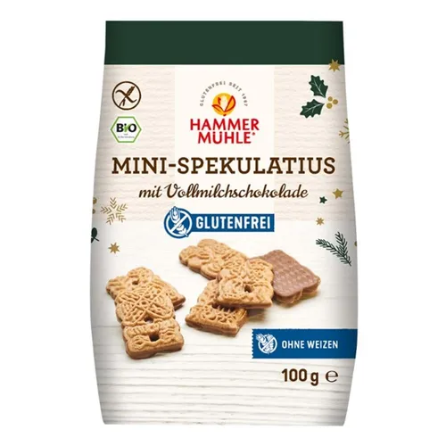 Mini Spekulatius mit Vollmilchschokolade 100g | HAMMERMÜHLE