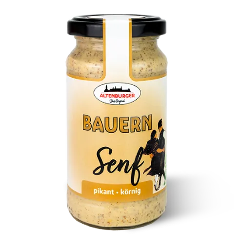 Altenburger Bauern Senf grobkörnig aus Thüringen 200ml