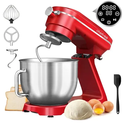 Chefree Knetmaschine Profi Küchenmaschine 7L