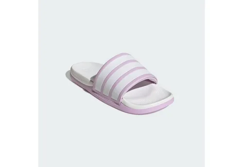 adidas Damen Adilette Comfort 2.0 Slides Sandal – Bequeme Sandalen in ice lavender - Stylische Slip-On Sandalen mit CLOUDFOAM Technologie für hohen Komfort und eine reguläre Passform. Ideal für entspannte Tage zu Hause oder am Strand.