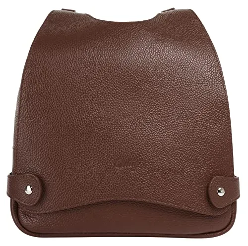 Cluty Rucksack Damen 021317 braun - Eleganter Leder-Rucksack - Rucksäcke: Stilvoller Cluty Rucksack aus 100% Rindleder mit viel Stauraum und praktischem Magnetverschluss. Perfekt für jeden Tag!