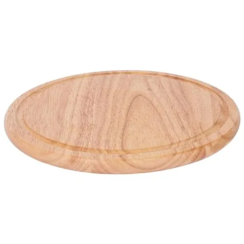 Argon Tableware 1x 30cm Rundes Schneidebrett aus Holz - Küche Metzgerei Käse Brot Fleisch Essen Messer Servier Schneiden Schnitzbretter