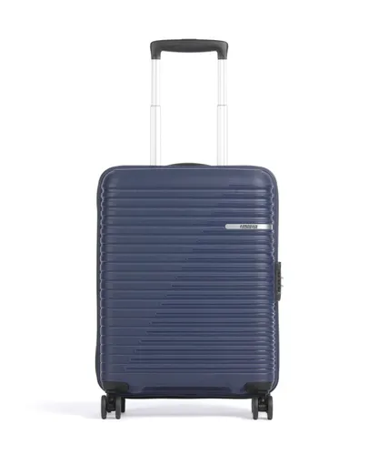 American Tourister Liftoff 4 Rollen Kabinentrolley 55 cm – Blau mit Dehnfalte - Robuster Kabinentrolley mit 4 Rollen und Dehnfalte für flexibles Packen. Ideal für Reisen, bietet er optimale Mobilität und Stauraum für Ihre Essentials.