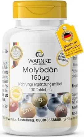 MOLYBDÄN 150 µg Tabletten 100 St