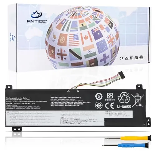 ANTIEE L17C2PB3 L17M2PB3 L17L2PB3 Akku Replacement für Lenovo V130-15IGM V130-15IKB V330-14ISK V330-15IKB V530-14IKB V530-15IKB Series L17M2PB4 5B10P53995 5B10W67318 L17L2PB4 L17C2PB4 7.6V 30Wh