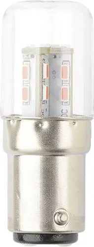 TRU COMPONENTS TC-13776156 LED-Signalleuchte Rot BA15d 12 V/DC, 24 V/DC 200lm