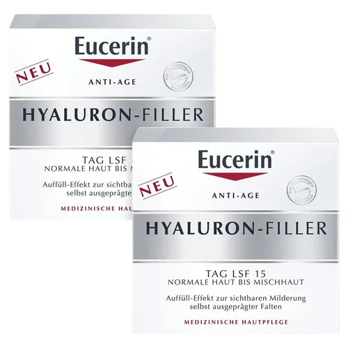 Eucerin Hyaluron-Filler Tagespflege 2X50 ml