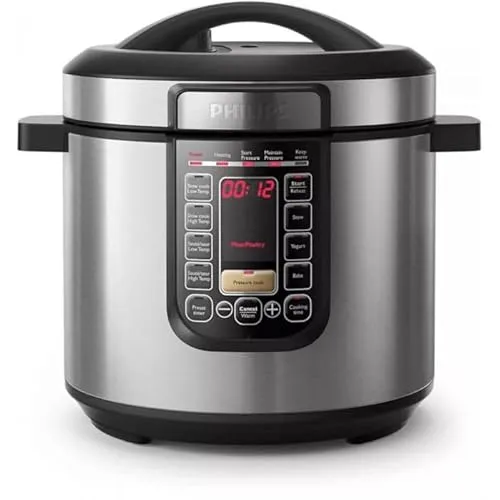 Multicooker Philips Viva Collection HD2237/40, 1300 W - Multikocher mit 6 l Kapazität, ideal für große Familien und vielseitiges Kochen in einem Gerät.