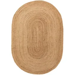 benuta Pure Juteteppich Jutta Hellbraun 160x230 cm von benuta