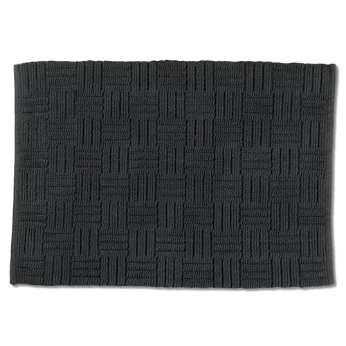 kela Badematte Leana, 100 cm x 60 cm, granitgrau von Kela