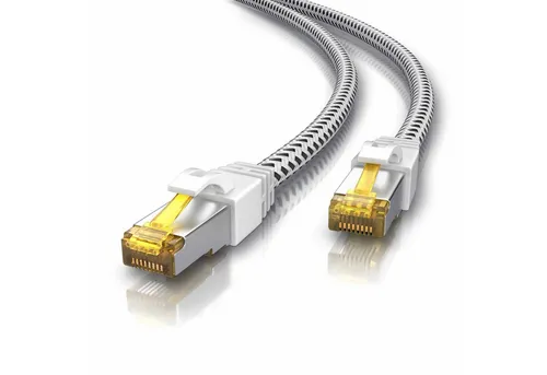 Primewire CAT 7 Gigabit Ethernet Netzwerkkabel, Patchkabel 10 Gbit/s