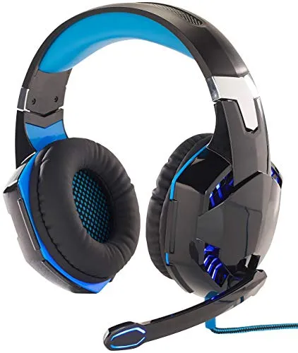 Mod-It Headset PC: Beleuchtetes Gaming-USB-Headset mit 7.1-Sound und Kabelfernbedienung (Gaming Kopfhörer, PC Kopfhörer, Freisprecheinrichtung)