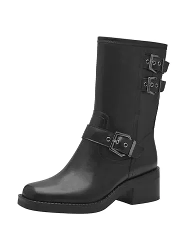 Tamaris Stiefelette 1-25390-43 001 - Wanderschuhe mit 4.5 cm Blockabsatz, ideal für Komfort und Stil bei Outdoor-Aktivitäten.