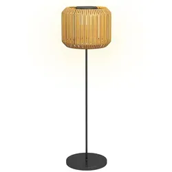 LED Außen-Stehlampe Solarleuchte mit warmweißem Licht und Lichtsensor - Wasserdichte Solar-Gartenlampe für stimmungsvolle Beleuchtung im Außenbereich. Energieeffizient mit automatischer Nachtaktivierung, ideal für Terrasse und Garten.