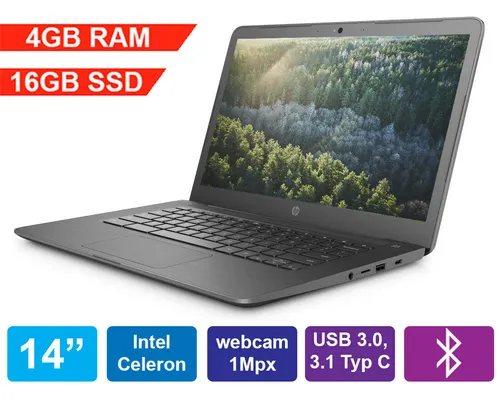 HP Chromebook 14 G4 Celeron N2840 4GB/16GB SSD 14