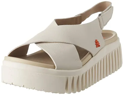 ART Damen Brighton Sandale mit Absatz, Cremefarben, 37 EU