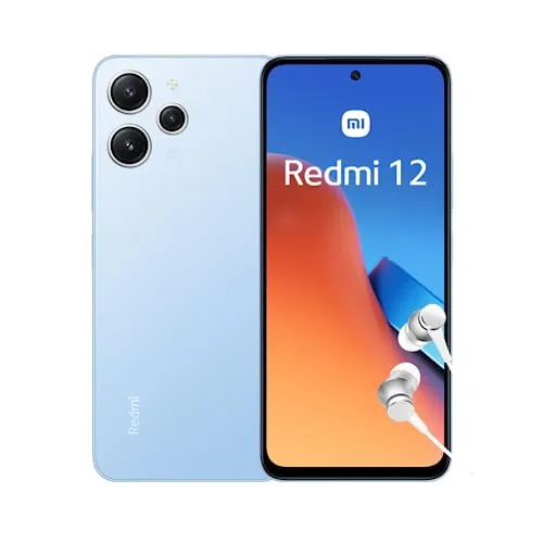 Produktbild XIAOMI Redmi 12 Smartphone + Kopfhörer, 4+128GB, Handy ohne Vertrag, 6,79
