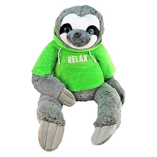 BEMIRO Faultier Kuscheltier groß von BEMIRO