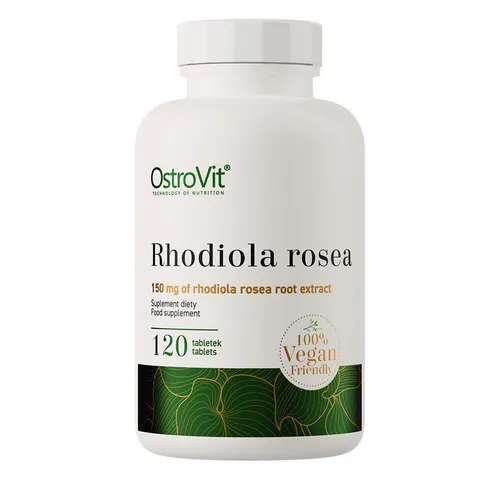 OstroVit OstroVit Rhadiola rosea VEGE 120 Tabletten Tabs, 57 g, 150 mg Rhodiola rosea-Extrakt, standardisiert auf 1% Salidroside.