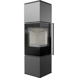 Kratki Kaminofen REN/M links BK black 7 kW