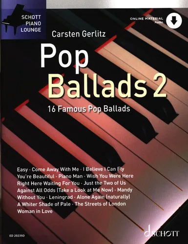 Pop Ballads 2, Gerlitz – Noten für Klavier