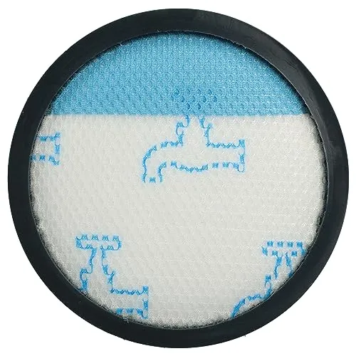 vhbw Mikro-Hygienefilter kompatibel mit Rowenta Powerline Extreme RH8055WA, RH8037WA, RH8021WB Staubsauger - Luftfilter Schwarz Blau Weiß