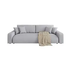 S-STYLE Einzelsofa Emma – Grau, 234 cm Breite