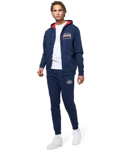 Lonsdale Kapuzensweatjacke Lintmill mit Kapuze - Hochwertige Kapuzensweatjacke Lintmill von Lonsdale mit elastischen Bündchen und farblich abgesetzten Details. Ideal für jeden Anlass, bietet sie exzellenten Tragekomfort und einen sportlichen Look.