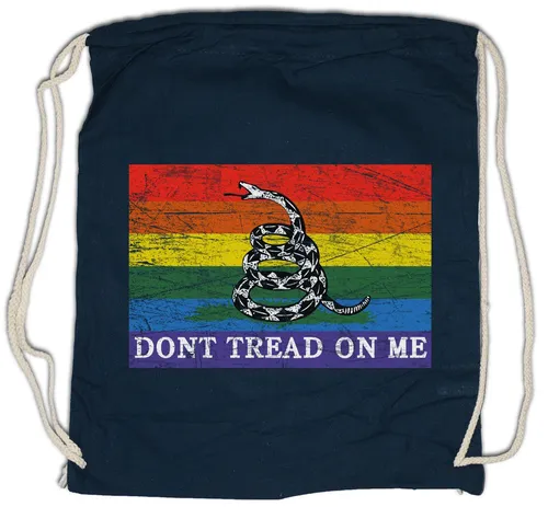 Urban Backwoods Turnbeutel Dont Tread On Me Pride Flag Turnbeutel Fun Gay Schwul Homosexuell (1-tlg), Homosexual LGBTQ Lesbisch Lesbian