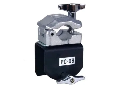 Pearl Drums PC-8 Rackklammer - Schlagzeug-Zubehör mit Schnellverschluss und Stop Lock, ideal für schnelles Auf- und Abbauen, passend für 7/8
