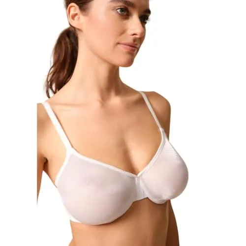 Gossard Damen Plunge Klassischer BH - Weiß, Gr. 70E - Klassischer BH für Damen mit DD-G-Tassen, bietet transparente Eleganz und hervorragende Unterstützung. Multifunktionale Träger für vielseitige Styles und eine natürliche Passform.