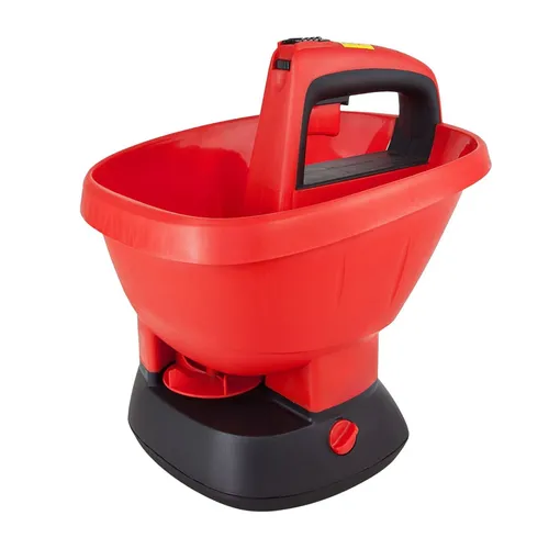 Grafner elektrischer Düngerstreuer 6V, 2,7L - Streumaschinen: Vollelektrischer Düngerstreuer mit stufenloser Drehzahlregulierung für flexible Wurfweiten und 5-stufiger Streumengenregulierung – ideal für Rasensaat, Dünger und Streusalz.