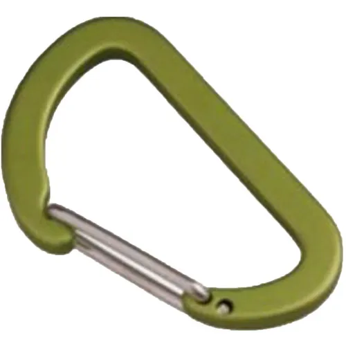 Flacher Karabiner ? 4 mm x 4 cm (2 St.) in blau von AceCamp