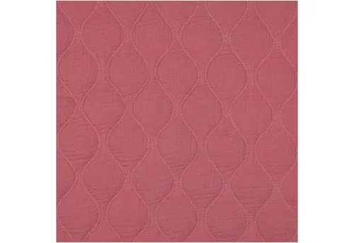 maDDma Stoff Steppstoff Quilt Double Gauze Stepper ab 0,5m wattiert beidseitig, mauve