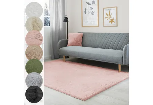 LUXOR living Fellteppich Novara, rosa 120x170 cm in pink von LUXOR living